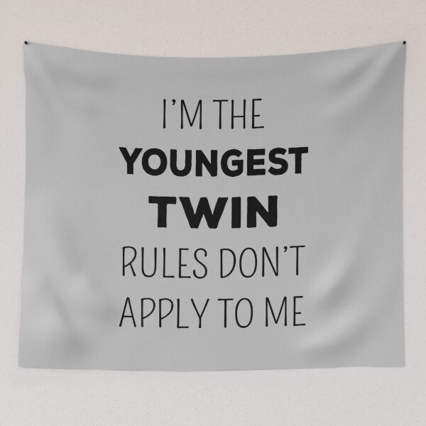 Item preview, Matching Twins - Youngest Twin Rules Don't Apply II designed and sold by Lemon Pepper.