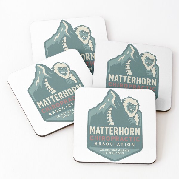 Item preview, Matterhorn Chiropractic Association Retro Logo designed and sold by Throttle Up Media.
