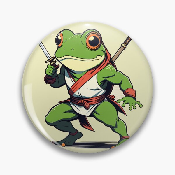 Item preview, Frog ninja designed and sold by Atlantico54.