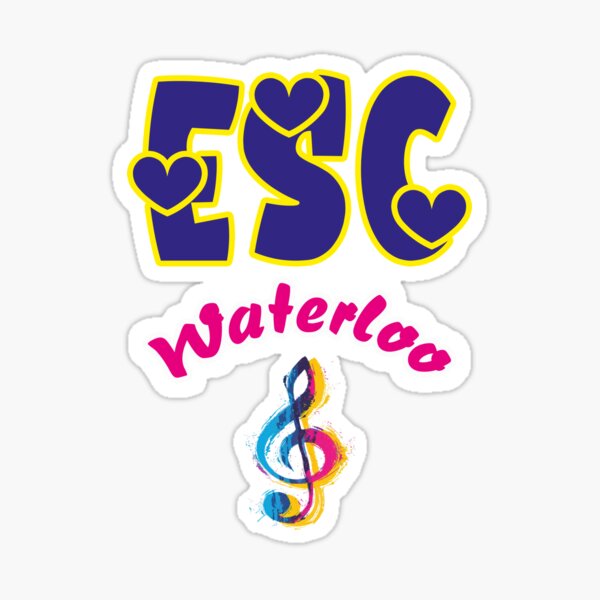 Item preview, Eurovision Song Contest, Waterloo designed and sold by Mauswohn.