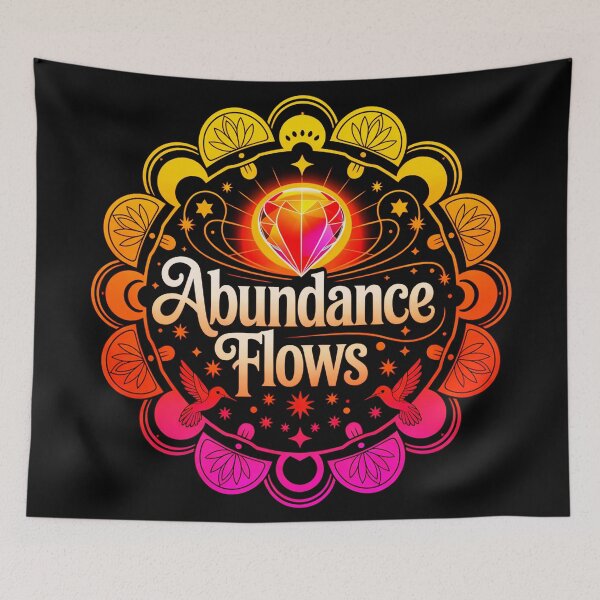 Item preview, Abundance Flows Prosperity Symbol designed and sold by SteezeeStore.