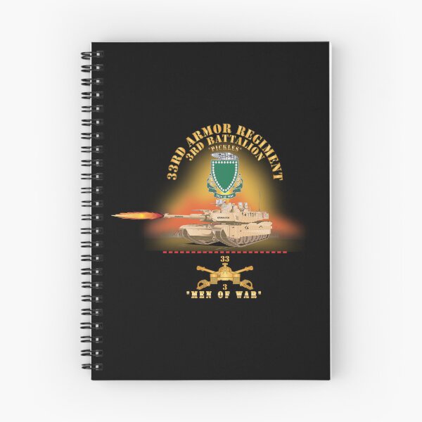 Item preview, Army - 3rd Bn 33rd Armor Branch w 33rd Armor PICKLES DUI - MEN OF WAR w Fire - Shirt X 30 designed and sold by Military Insignia Products.