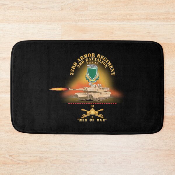 Item preview, Army - 3rd Bn 33rd Armor Branch w 33rd Armor PICKLES DUI - MEN OF WAR w Fire - Shirt X 30 designed and sold by Military Insignia Products.