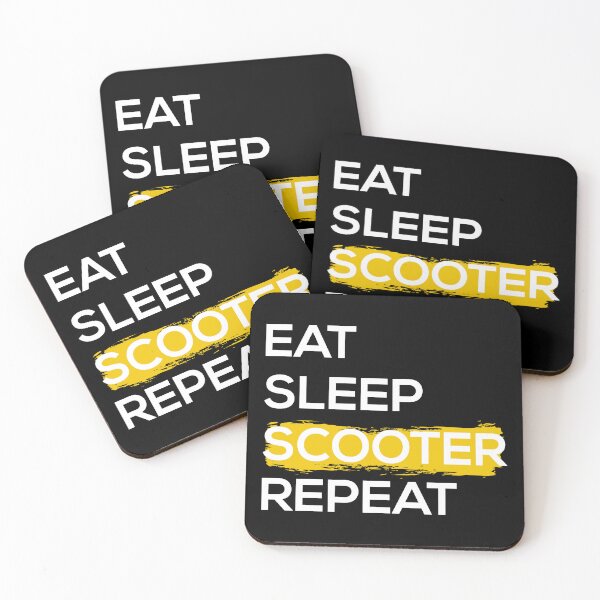 Item preview, Eat Sleep Scooter Repeat II designed and sold by Lemon Pepper.