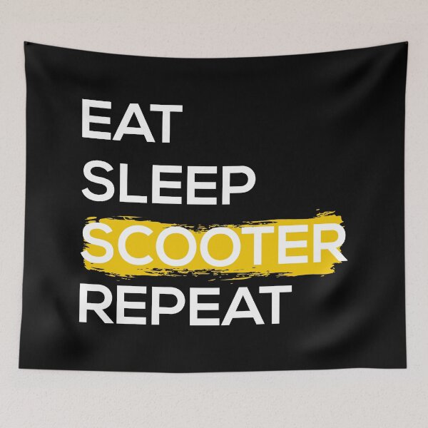 Item preview, Eat Sleep Scooter Repeat II designed and sold by Lemon Pepper.