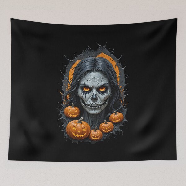 Item preview, Halloween Pumpkin And Demon designed and sold by ashutoashutosh.