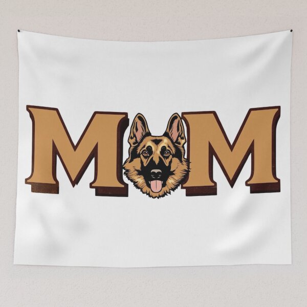 Item preview, Mom German Shepherd Lover Fan Retro Vintage designed and sold by hemp3x.