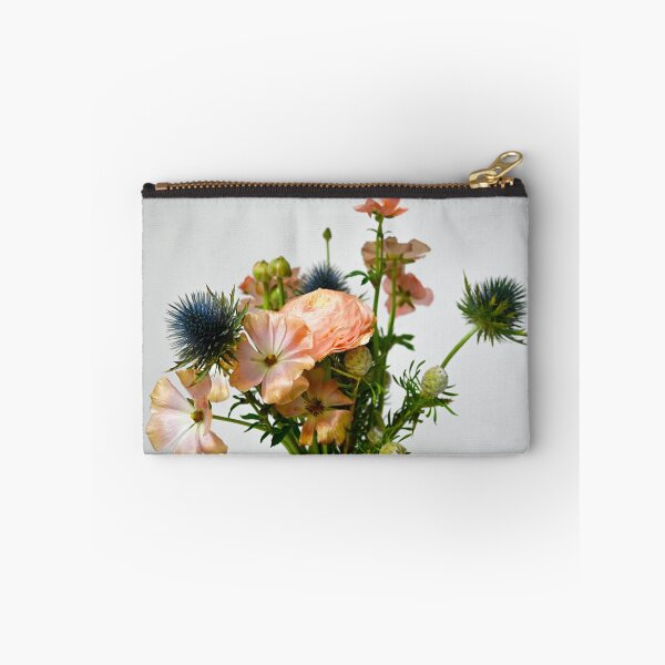 Item preview, Soft Pastel Flower Bouquet with Thistle and Ranunculus designed and sold by LukianArtPrint.