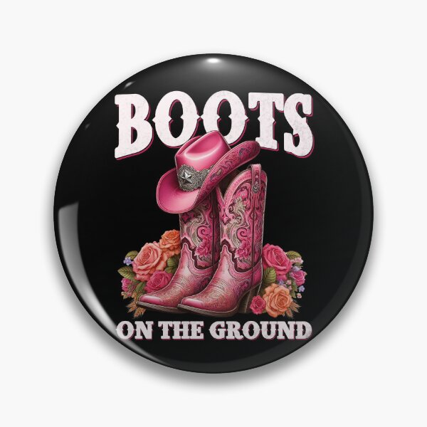Item preview, Boots On The Ground Pink Cowgirl Linedance Western Cowboy designed and sold by masterdeer.