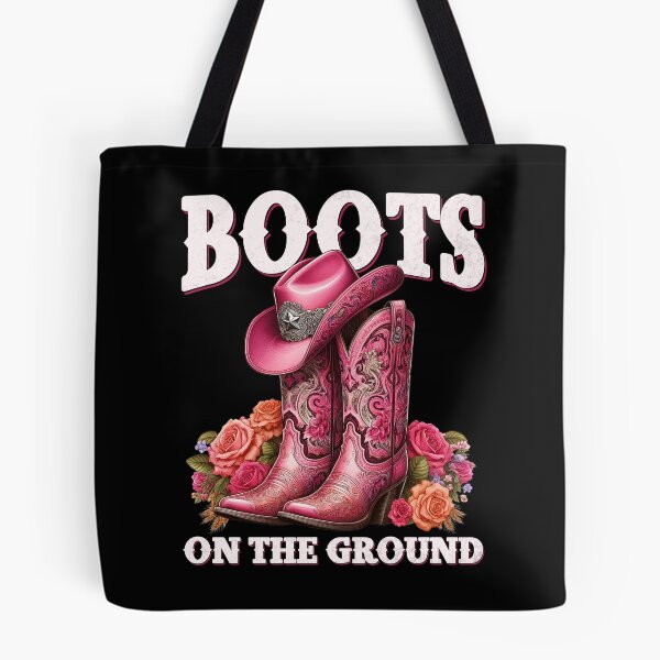 Item preview, Boots On The Ground Pink Cowgirl Linedance Western Cowboy designed and sold by masterdeer.