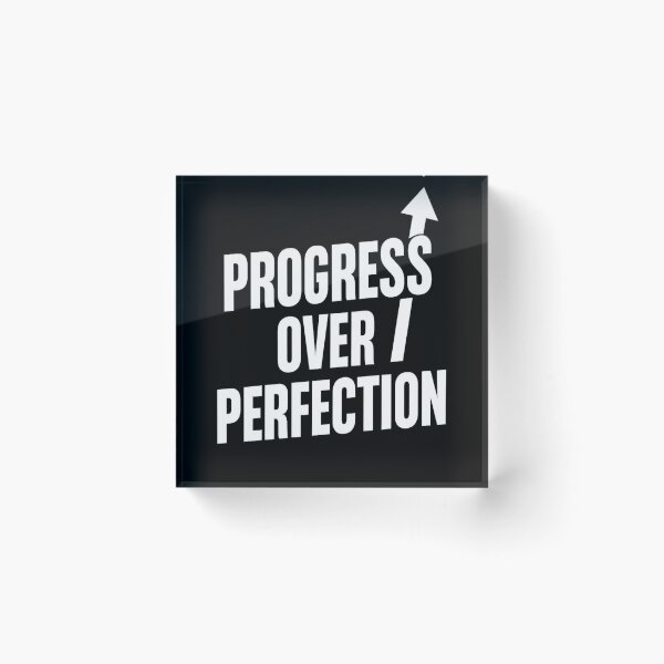 Item preview, Progress Over Perfection designed and sold by PastimeMastery.