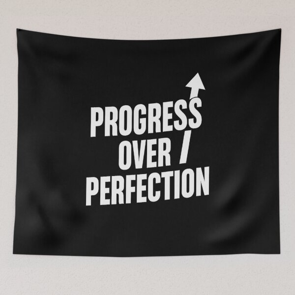 Item preview, Progress Over Perfection designed and sold by PastimeMastery.