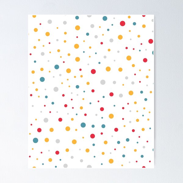 Item preview, Colorful Polka Dot Vintage Background designed and sold by HanaiPrint.