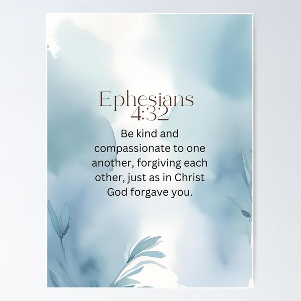Item preview, Ephesians 4:32 Christian Bible Verse Image designed and sold by Our Bible Journey.