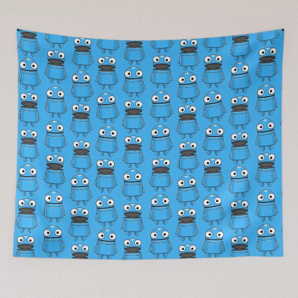Item preview, REPO Game Character Seamless Pattern designed and sold by Kubala Designs.