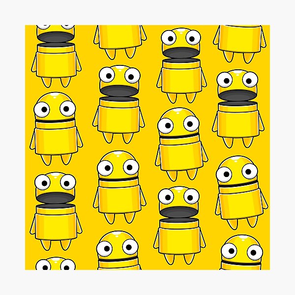 Item preview, REPO Game Character Seamless Pattern designed and sold by Kubala Designs.