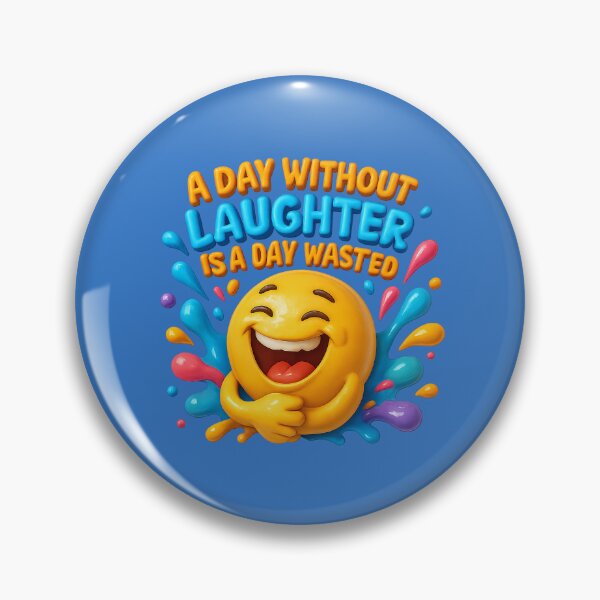 Item preview, A day without laughter – Inspiring humor art designed and sold by Girih.