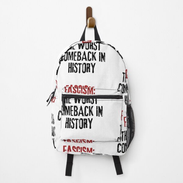 Item preview, Fascism: The Worst Comeback in History – Bold Anti-Fascist Statement (Black Text) designed and sold by MorningT.