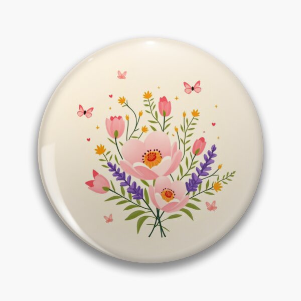 Artikelvorschau, Süße Frühlingstapeten – Ästhetisches Blumen- und Schmetterlingsdesign für Mädchen entworfen und verkauft von MOTAS FASHION .