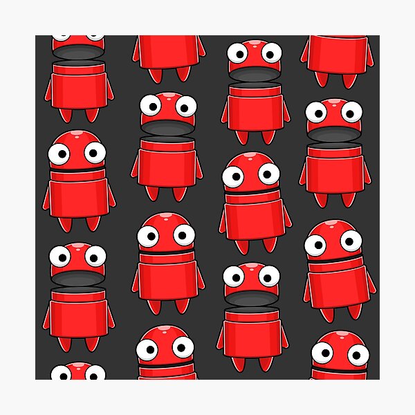Item preview, REPO Game Character Seamless Pattern designed and sold by Kubala Designs.