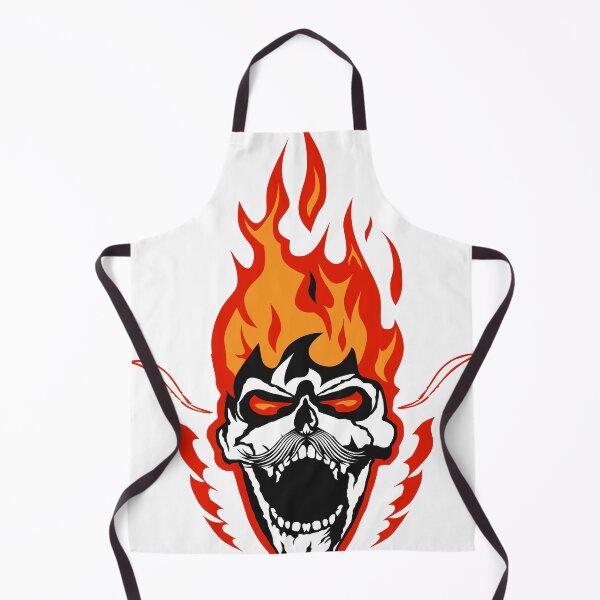 Item preview, skull flame fire skull mustache hipster designed and sold by Achille3777.