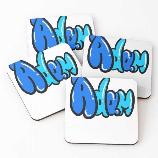 Item preview, Adam name in blue graffiti calligraphy Top 10 best personalised gifts for boys Adam designed and sold by Artonmytee.