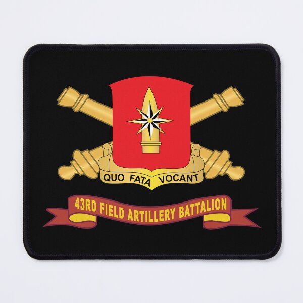 Item preview, 43rd Field Artillery Battalion - Red w Br - Ribbon X 300 designed and sold by Military Insignia Products.