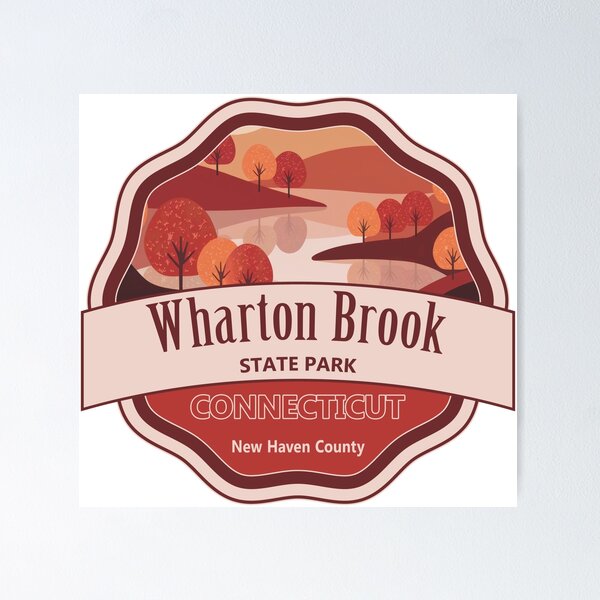 Item preview, Wharton Brook State Park New Haven County Connecticut designed and sold by Wanderful-roads.