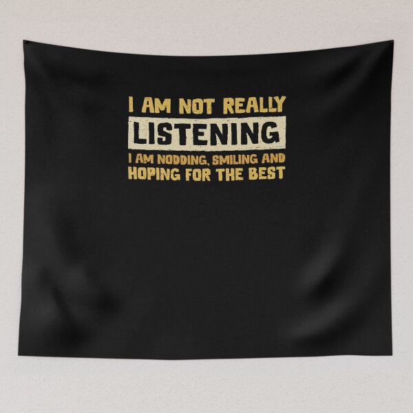 Item preview, Not Really Listening designed and sold by kg07.