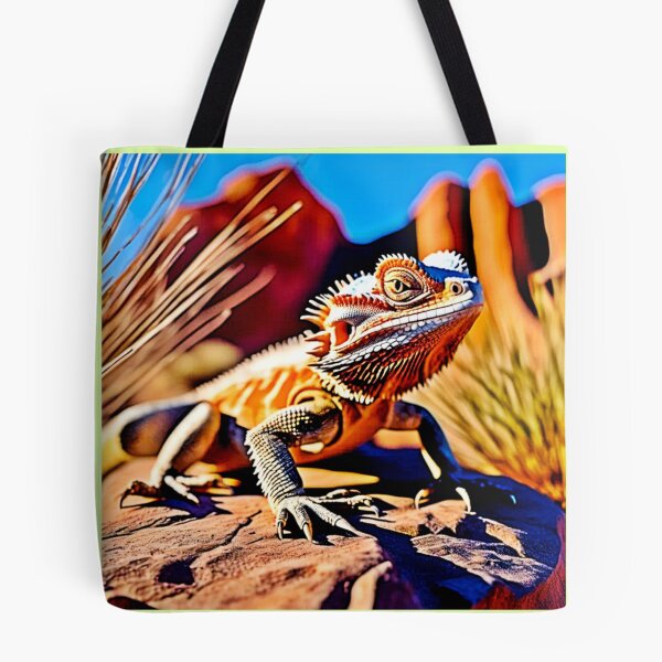 Item preview, Desert Bearded Dragon Design designed and sold by Health And Fitness Posts e-Store.