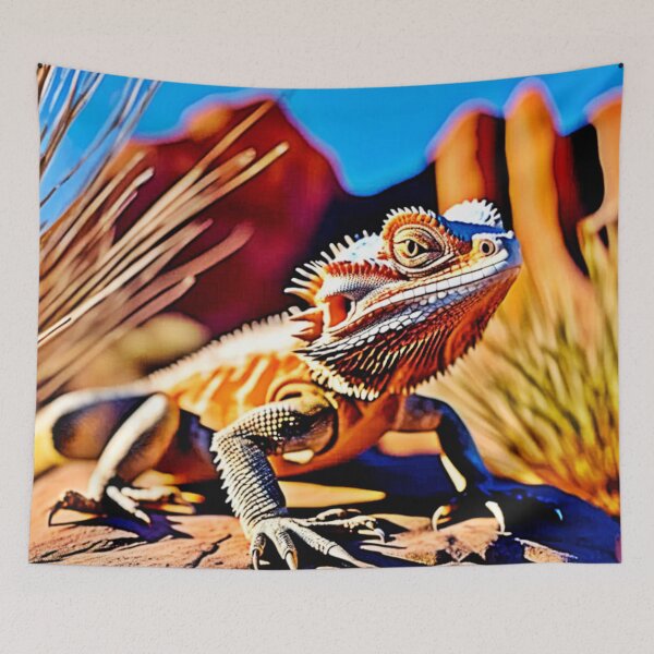 Item preview, Desert Bearded Dragon Design designed and sold by Health And Fitness Posts e-Store.