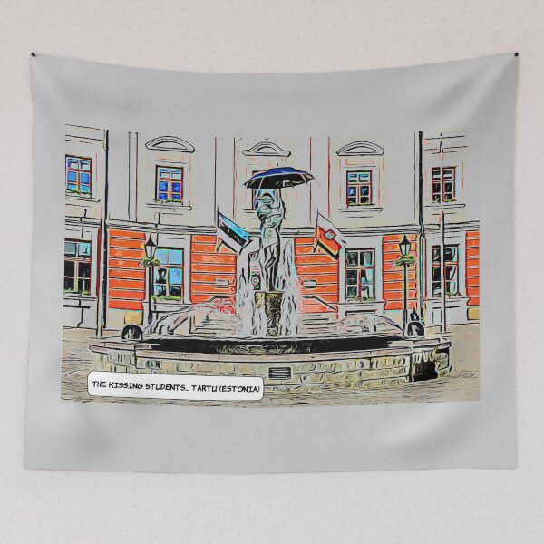 Item preview, Comic - Tartu Students' Kiss Fountain designed and sold by HatiySkoll.