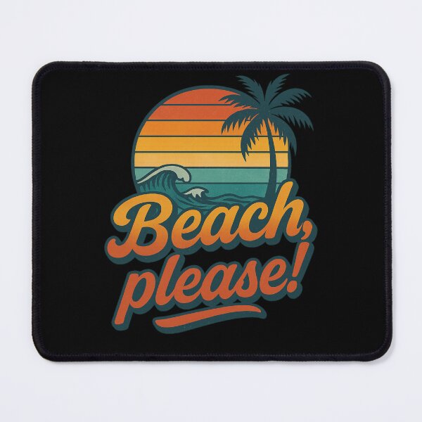 Item preview, Beach, Please! – Retro Sunset Ocean Vibes Design designed and sold by Kampendesigns.