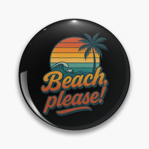 Item preview, Beach, Please! – Retro Sunset Ocean Vibes Design designed and sold by Kampendesigns.