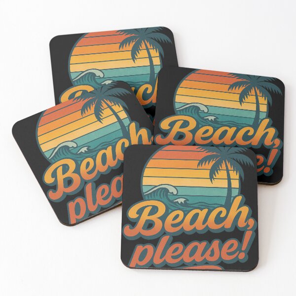 Item preview, Beach, Please! – Retro Sunset Ocean Vibes Design designed and sold by Kampendesigns.
