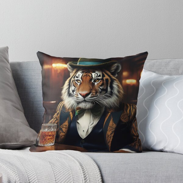Item preview, Tiger, enjoys a dram (whisky) Edinburgh Pub designed and sold by Gmacamera Creations.