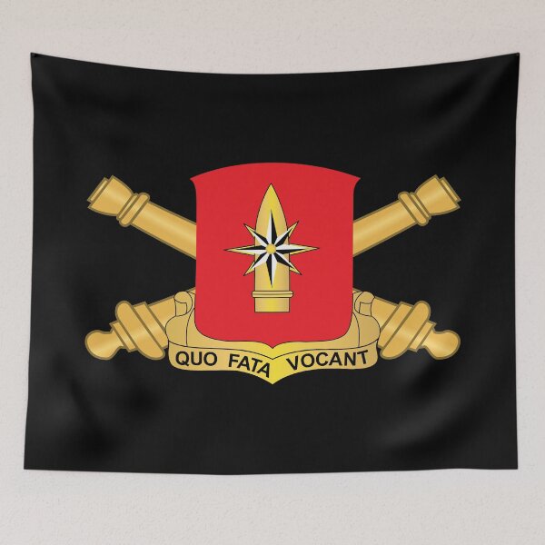 Item preview, 43rd Field Artillery Battalion - Red w Branch wo Txt X 300 designed and sold by Military Insignia Products.