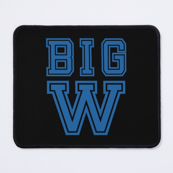 Item preview, "Big W" in blue  designed and sold by PariSeine.
