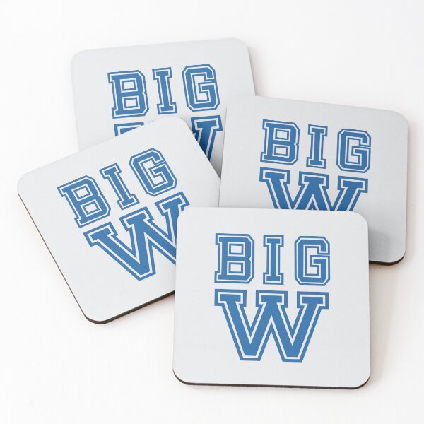 Item preview, "Big W" in blue  designed and sold by PariSeine.