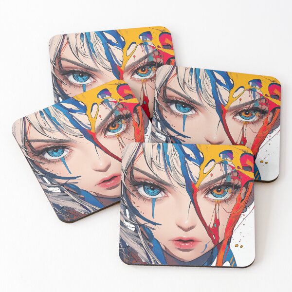 Item preview, Vibrant Portrait Of Fierce Girl In Streetwear designed and sold by Piotrek0001.