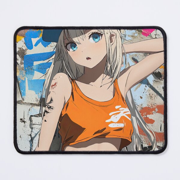 Item preview, Urban Energy Radiates From Tattooed Girl’s Eyes designed and sold by Piotrek0001.