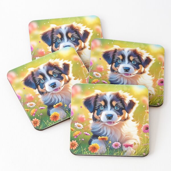 Item preview, Happy Aussie Puppy Design designed and sold by Health And Fitness Posts e-Store.