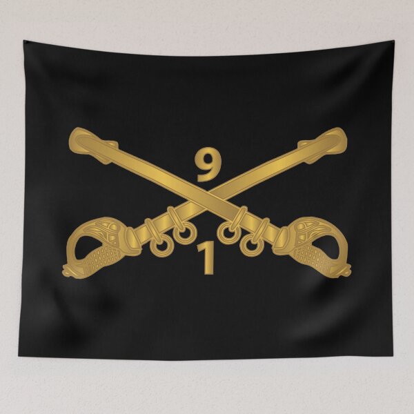 Item preview, Army - 1st Battalion, 9th Cavalry Branch wo Txt X 300 designed and sold by Military Insignia Products.