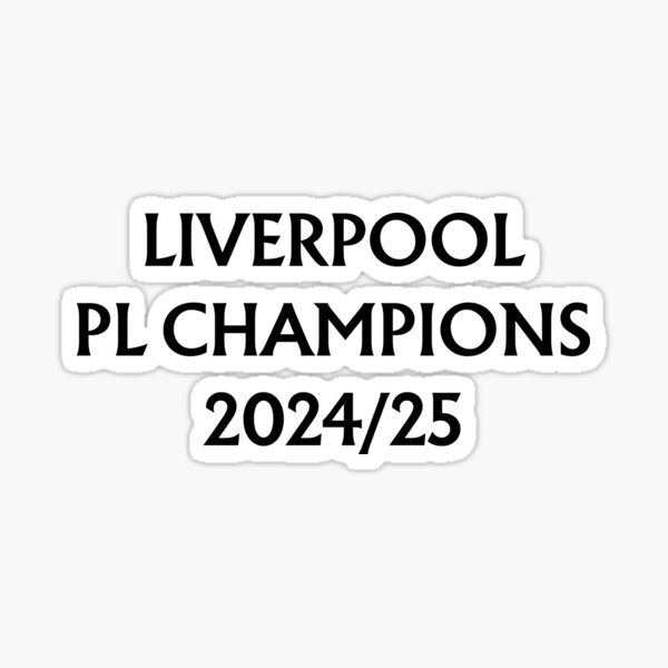 Item preview, Liverpool FC - Premier League Champions 2024-2025 designed and sold by funkyldn.