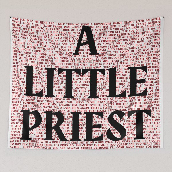 Item preview, Sweeney Todd lyrics designed and sold by broadwaygirl142.