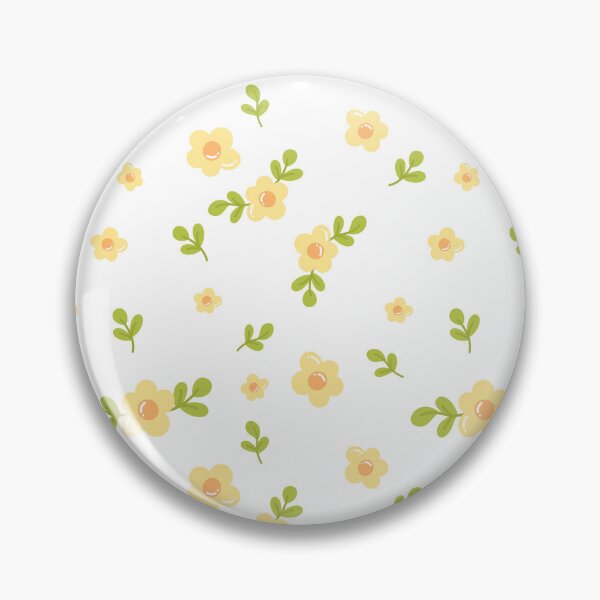 Item preview, Yellow Flowers and Green Leaf Pattern designed and sold by HanaiPrint.