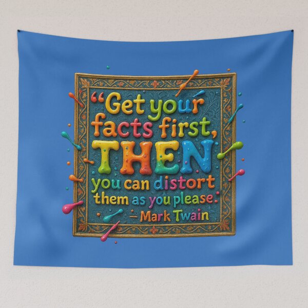 Item preview, Bend the truth – Artful Twain wisdom designed and sold by Girih.