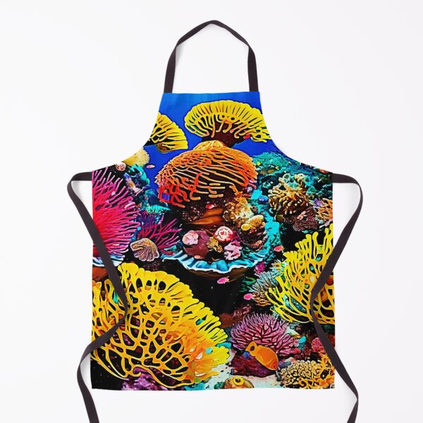 Item preview, Vibrant Tropical Coral Garden Design designed and sold by Health And Fitness Posts e-Store.