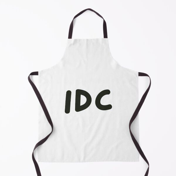 Item preview, "IDC" I Don't Care Simple Funny Graphic designed and sold by Studio Sonders.
