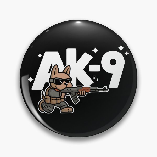 Item preview, AK-9! Cute Dog Gun Pun designed and sold by PMCreative.